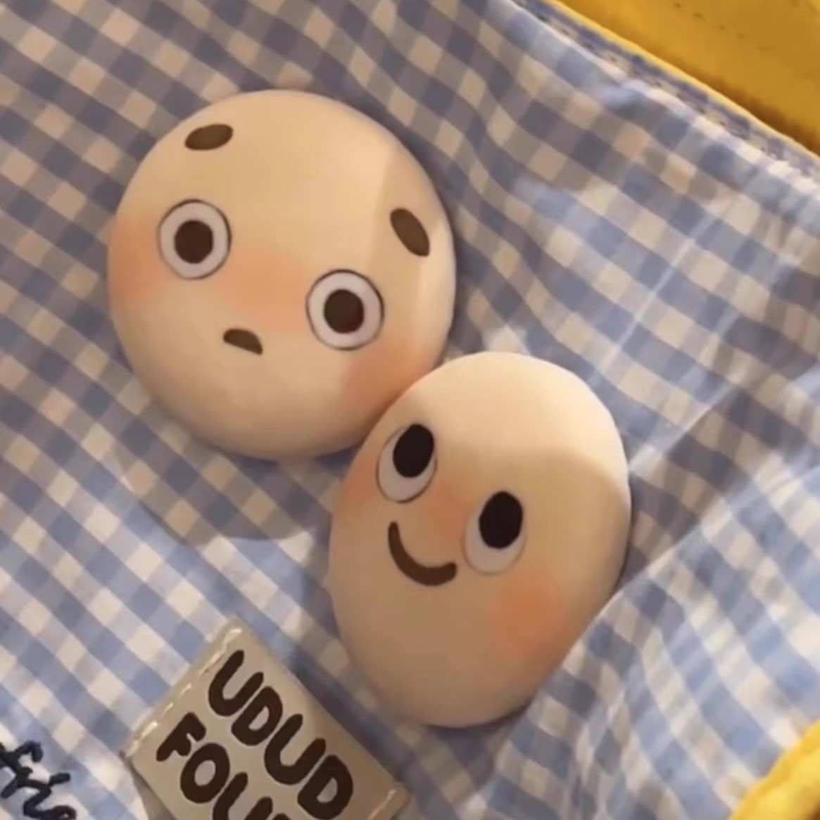 小红书同款蛋仔毛绒吧唧软乎乎可爱徽章创意蛋仔派对周边58mm吧唧