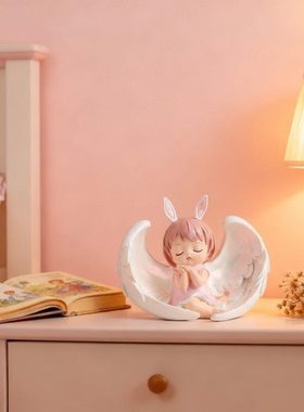 甜美天使少女心卧室床头柜摆件