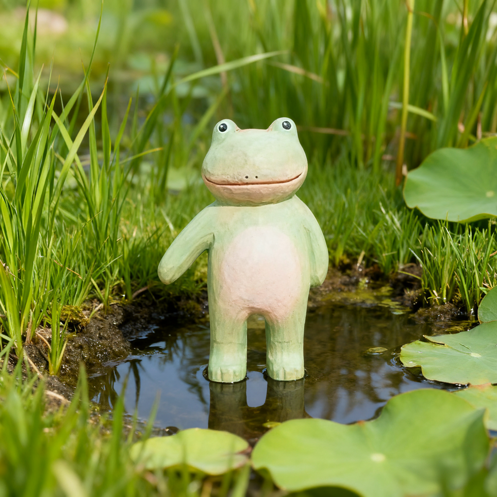 搞笑肌肉青蛙3D打印桌面摆件