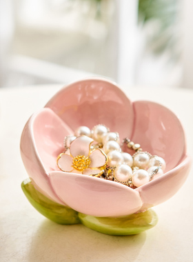 郁金香花朵珠宝项链首饰品托盘