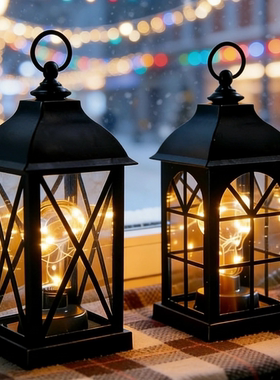 美式小夜灯餐厅酒吧桌面装饰摆件