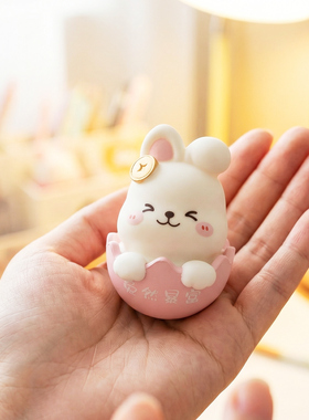 工位桌面不倒翁萌宠治愈摆件