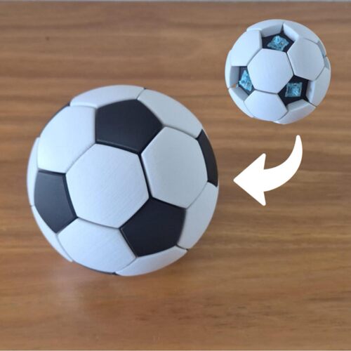 3D打印世界杯足球解压按键器爆款点击器摆件新意