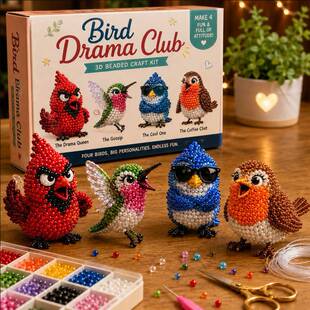 Creative Beaded Mini World 3D DIY Kit Collection创意珠子diy