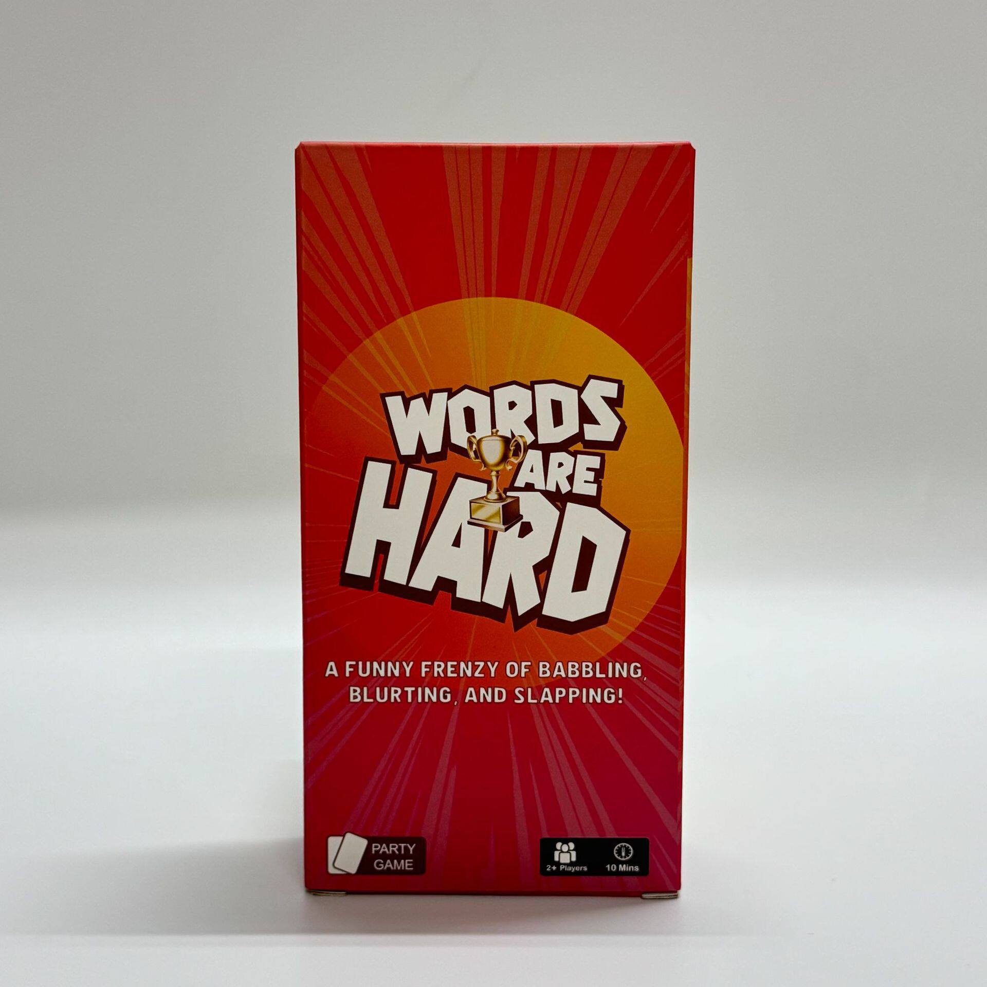 新品 Words are Hard词汇很难 家庭派对户外旅行纸牌游戏卡片