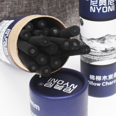 nyoni木炭条软碳笔速写特浓黑