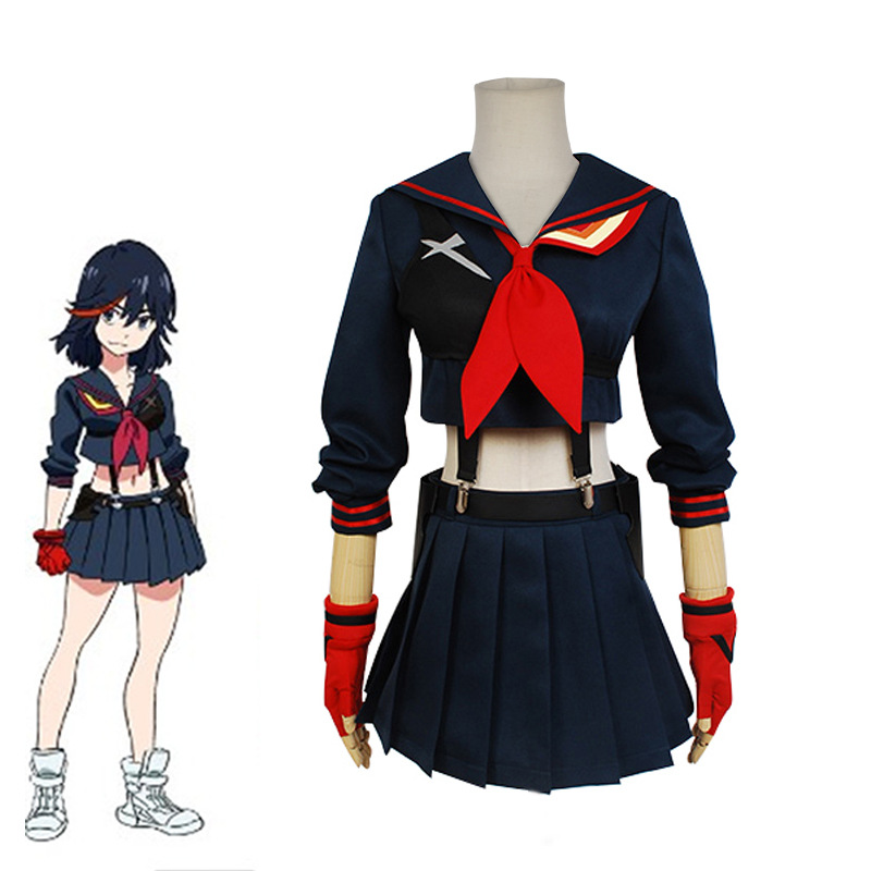 厂家直供双斩少女cos服 缠流子极制服全套日常cosplay服装