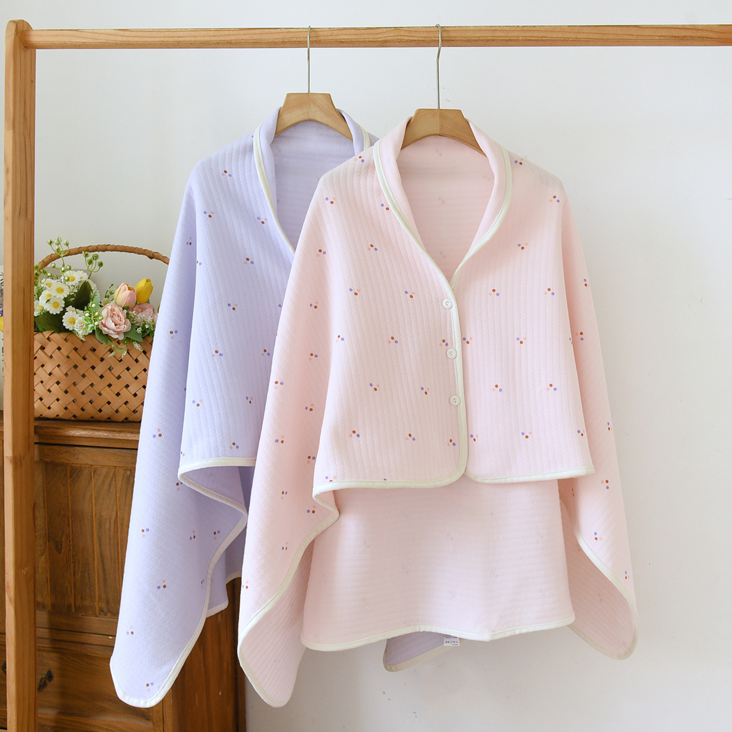 观昵孕妇产后大码保暖肩颈披肩