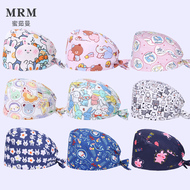 Mũ phẫu thuật Miruman cotton nguyên chất dành cho nữ phòng phẫu thuật thoáng khí mũ đặc biệt y tá mũ hoa nhỏ mũ làm việc của bác sĩ nha khoa dành cho nam giới nón trùm y tế