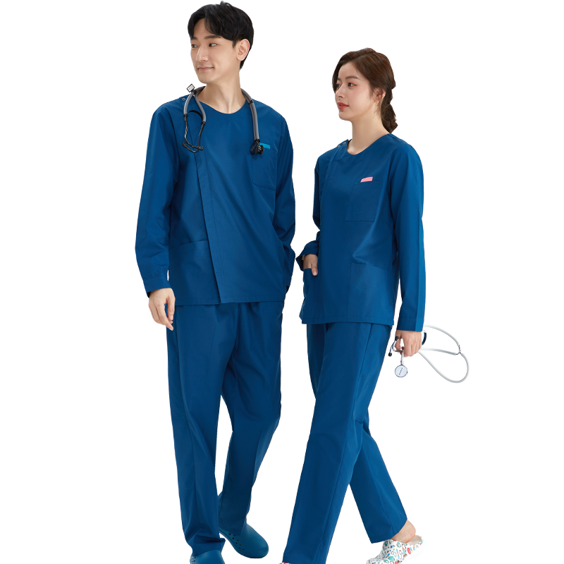 蜜茹曼洗手衣手術(shù)室女工作服口腔牙科男長袖手術(shù)服短袖護士服套裝