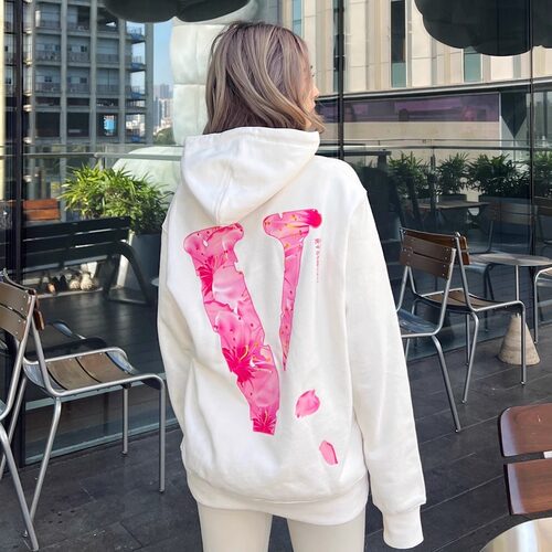 糟老头 王一博同款VLONE JERRY大V潮牌男女情侣款宽松连帽卫衣