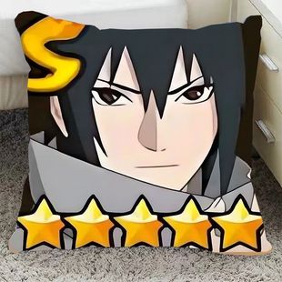 骨架佐助止水宇智波斑白面具抱枕宿舍沙发靠枕动漫游戏周边方枕头