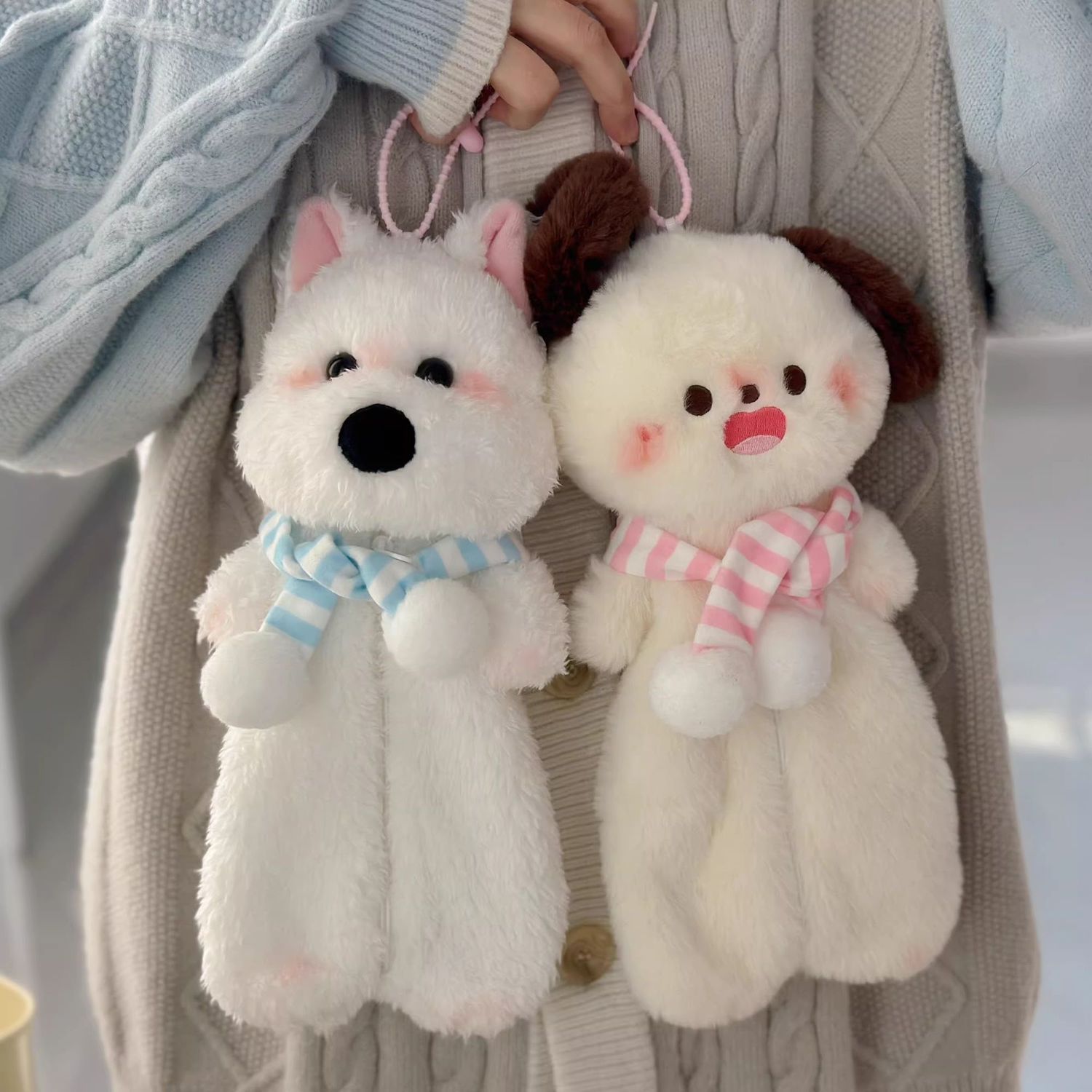 萌宠毛绒大容量笔袋少女心图片