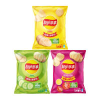 Lay's Potato Chips Large Pack 135g*3/5 bags Original Cucumber Flavor Pepsi Food Office, Leisure and Snack to satisfy your craving thumbnail 3
