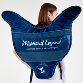 户外鱼尾翅膀包防水包双肩脚蹼挎包游泳美人鱼蹼包mahina海边潮牌