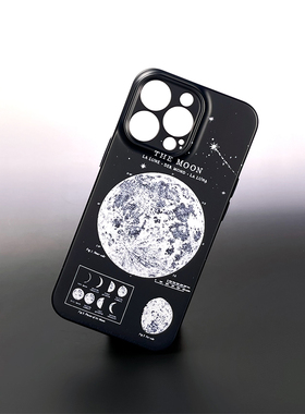 未知探索 iphone16pro手机壳2024新款小众设计师款15promax适用苹果14plus原创黑色磨砂13pro外壳超薄12mini