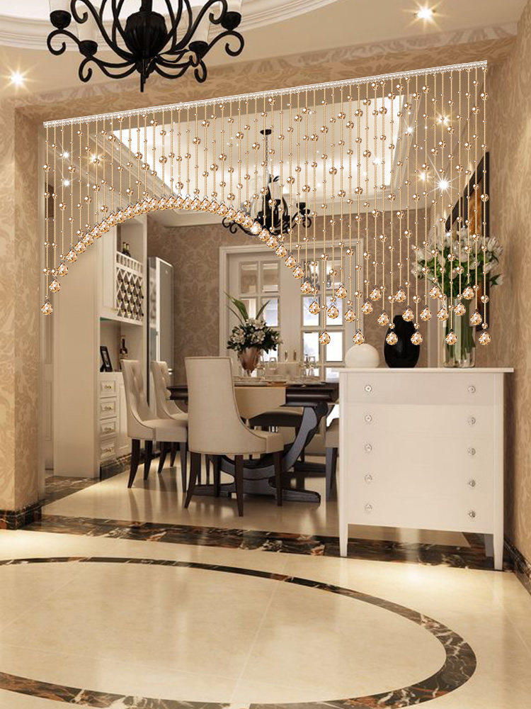 珠子门帘水晶帘子卫生间珠珠珠帘隔断客厅卧室挂装饰轻奢玄关家用