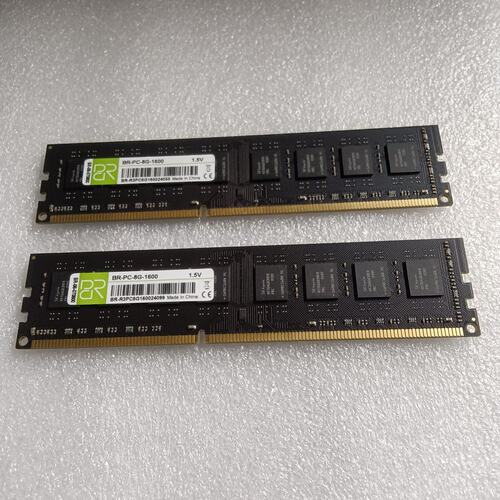 议价-可维修亿储BR DDR3 1600 8G 台式机内存 实物图 标价