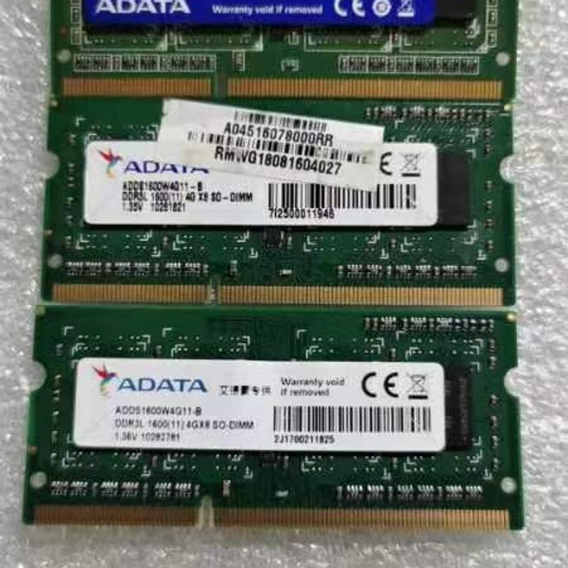 议价-可维修威刚ADATA DDR3L 1600 4G 1.35v 笔记图片