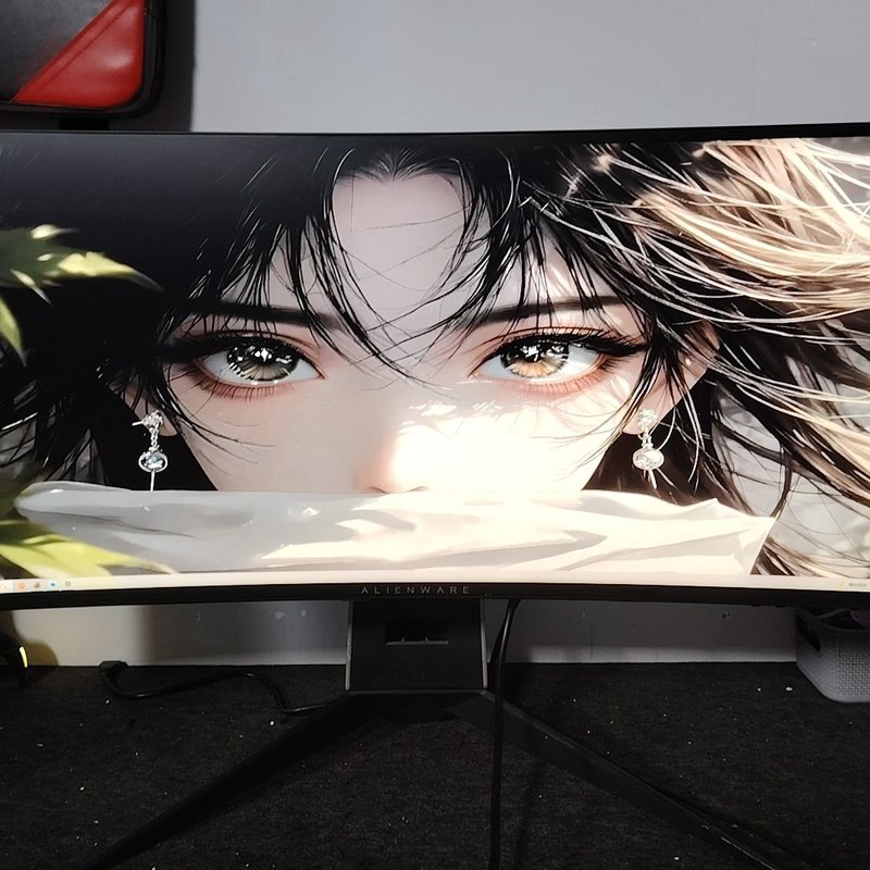 议价-可维修个人闲置 外星人 3418dw 34寸曲面屏 2K分辨率 1