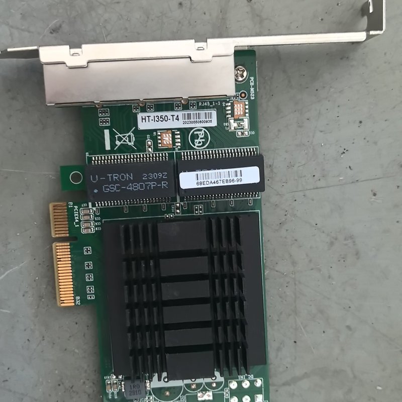 议价-可维修U-TRON HT-1350-T4四口千兆网卡，PCI-E接