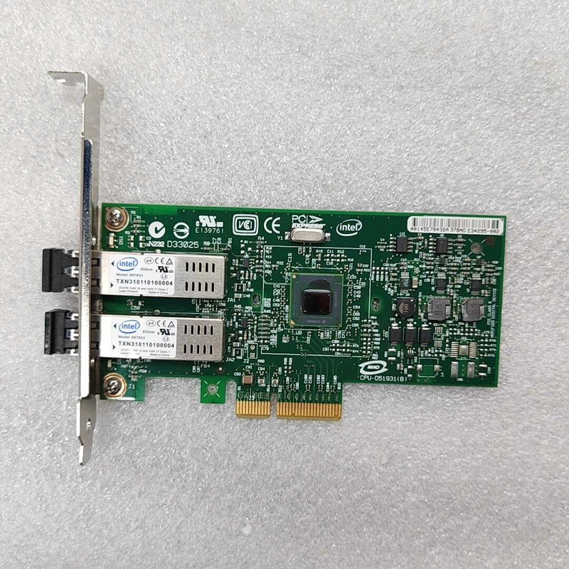 议价-可维修INTEL双囗千兆光纤网卡TXN310110100004