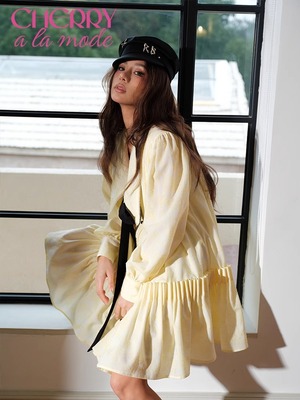 SOS副牌正品金婧同款娃娃连衣裙