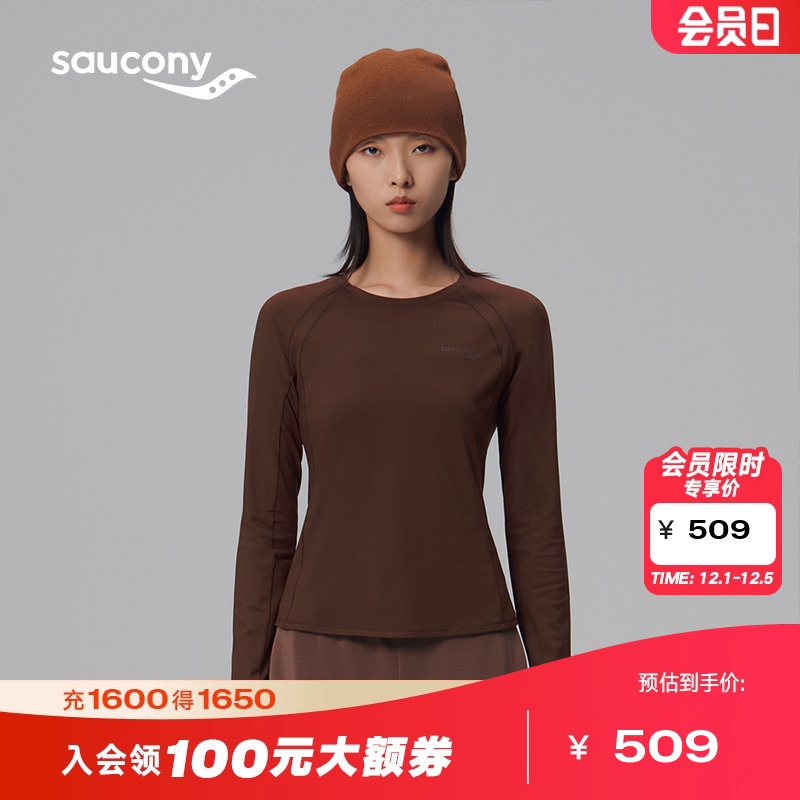 索康尼正品CNY女子舒适磨毛长袖