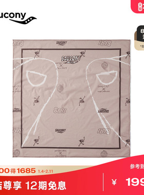 Saucony索康尼NATHAN BELL系列男女通用围巾户外运动时尚轻薄舒适