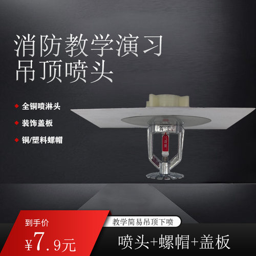 消防演习喷头洒水喷头吊顶装饰