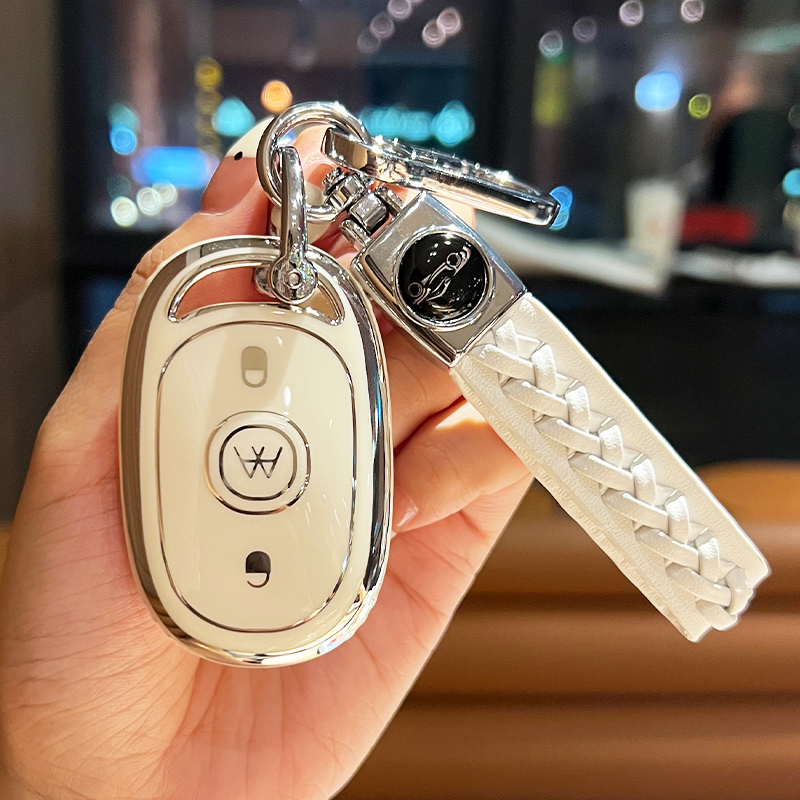 适用爱玛电动车钥匙套露娜泡泡台铃小刀电瓶车遥控器保护壳全包扣