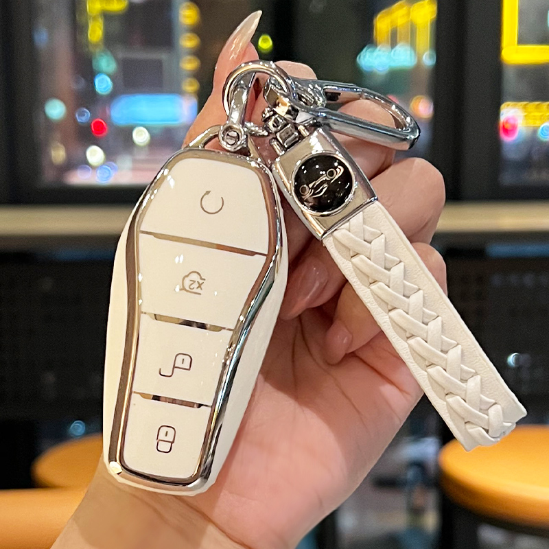 比亚迪海豚车钥匙套海鸥汉ev宋pro元plus秦dmi唐e2海豹e9壳包扣女