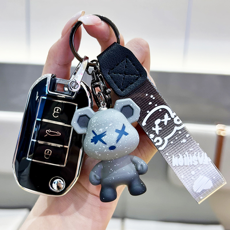 东风雪铁龙c3xr钥匙套c4l天逸c5凡尔赛c4世嘉爱丽舍c6车包扣壳女