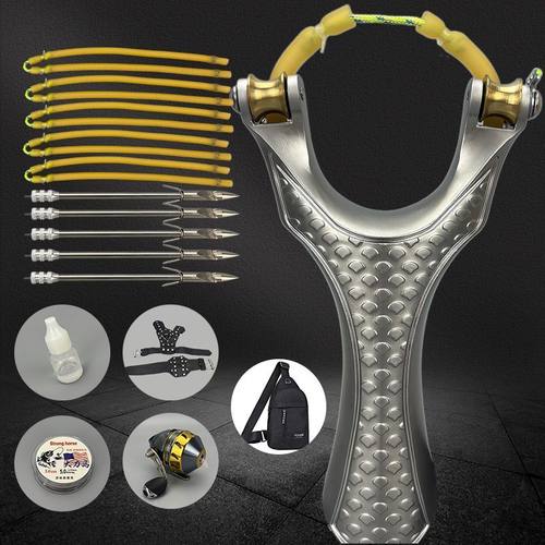 天罡滑轮单卡弹弓射鱼渔镖