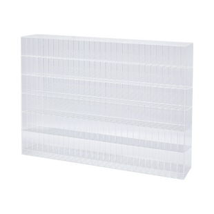 touchcolor马克笔收纳架斜插式透明方格文具店亚克力马克笔展示架专业美术画笔多层收纳架子大容量陈列架笔搁