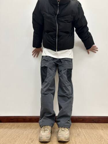 07QWER 春秋户外冲锋裤美式小众机能裤修身直筒长裤