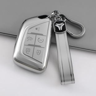 atsl 适用凯迪拉克xt5钥匙套xt4 ct5 xt6 ct4srx车壳扣包 xts