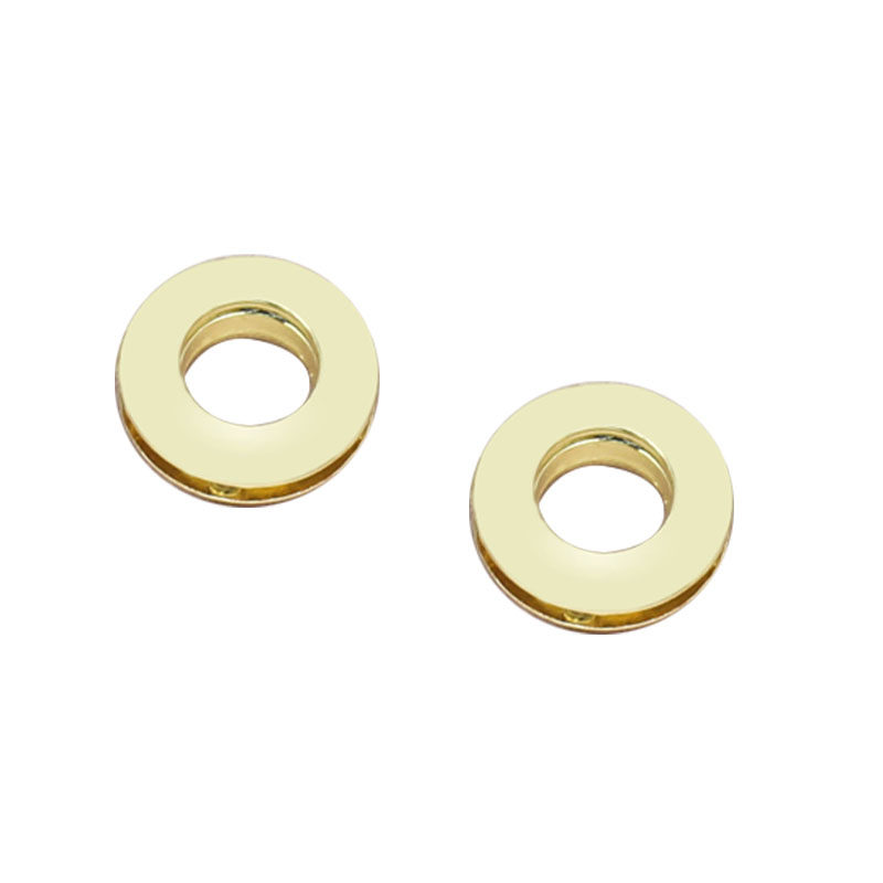 METAL EYELID BUCKLE BAG FITTING HOLLOW CLASP SCREW DETACHABLE DECORATIVE BUCKLE FITTING ROUND BUTTON FASTENING