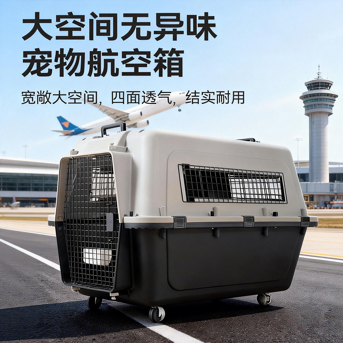 宠物航空箱狗大型犬车载狗笼外出可携式超大号航空托运箱猫箱宠物