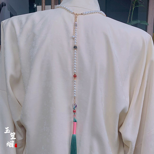 玉笙烟原创背云璎珞明制汉服项链