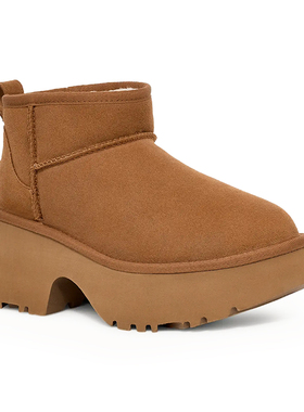 UGG秋冬新款女士舒适时尚厚底人鱼短靴休闲雪地靴明星同款1158311