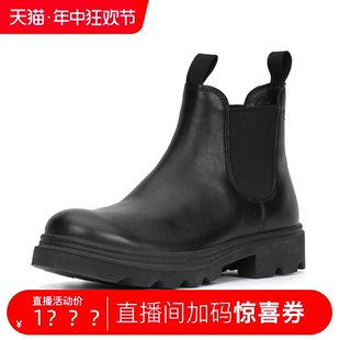 直播专享 ECCO爱步男秋冬新款 工装 革新214704 靴男士 切尔西靴