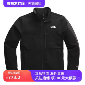 The North Face 北面美版男款软壳夹克DWR防水徒步APEX BIONIC 2