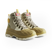 HUNTER女Explorer Duck秋冬保暖户外猎鸭靴防寒徒步登山鞋 马丁靴