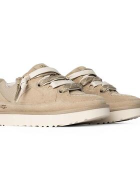 【断码清仓】UGG女街头纯色时尚舒适平底鞋双色系带休闲鞋1168890