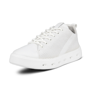 【断码清仓】ECCO爱步板鞋牛皮防水科技运动休闲鞋女街头 209703