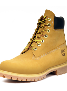 Timberland添柏岚 户外经典款男鞋防水耐穿高帮大黄靴 10061W宽版