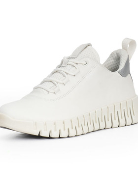 【断码清仓】ECCO爱步 休闲鞋女跑步运动鞋厚底小白鞋 灵动218203