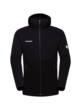 MAMMUT猛犸象 Aconcagua 男款抓绒夹克外套保暖滑雪连帽抓绒衣
