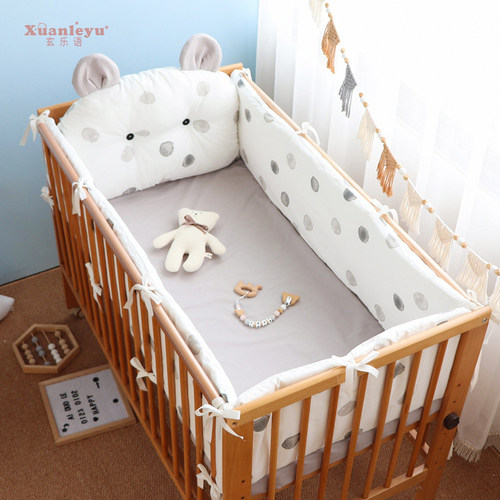 床围栏软包防撞儿童可拆洗四面